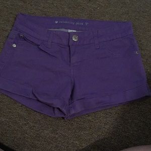 Purple shorts